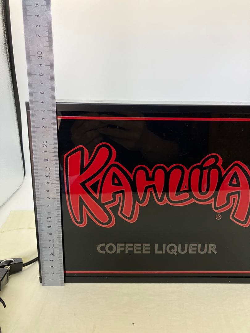 KAHLUA COFFEE 電飾サイン看板　ネオン　バーカフェ　カルーア　動作品