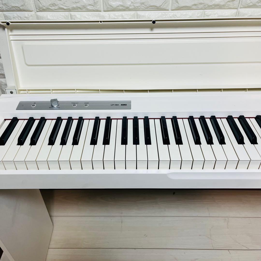 電子ピアノ　LP-180 KORG ホワイト 白
