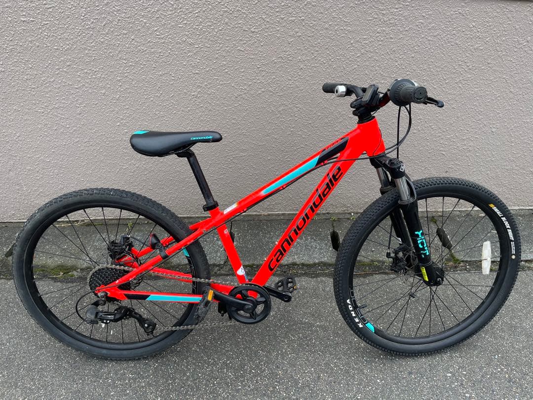 キャノンデール　キッズMTB　サスペンション、ディスクブレーキ付き　送料込み