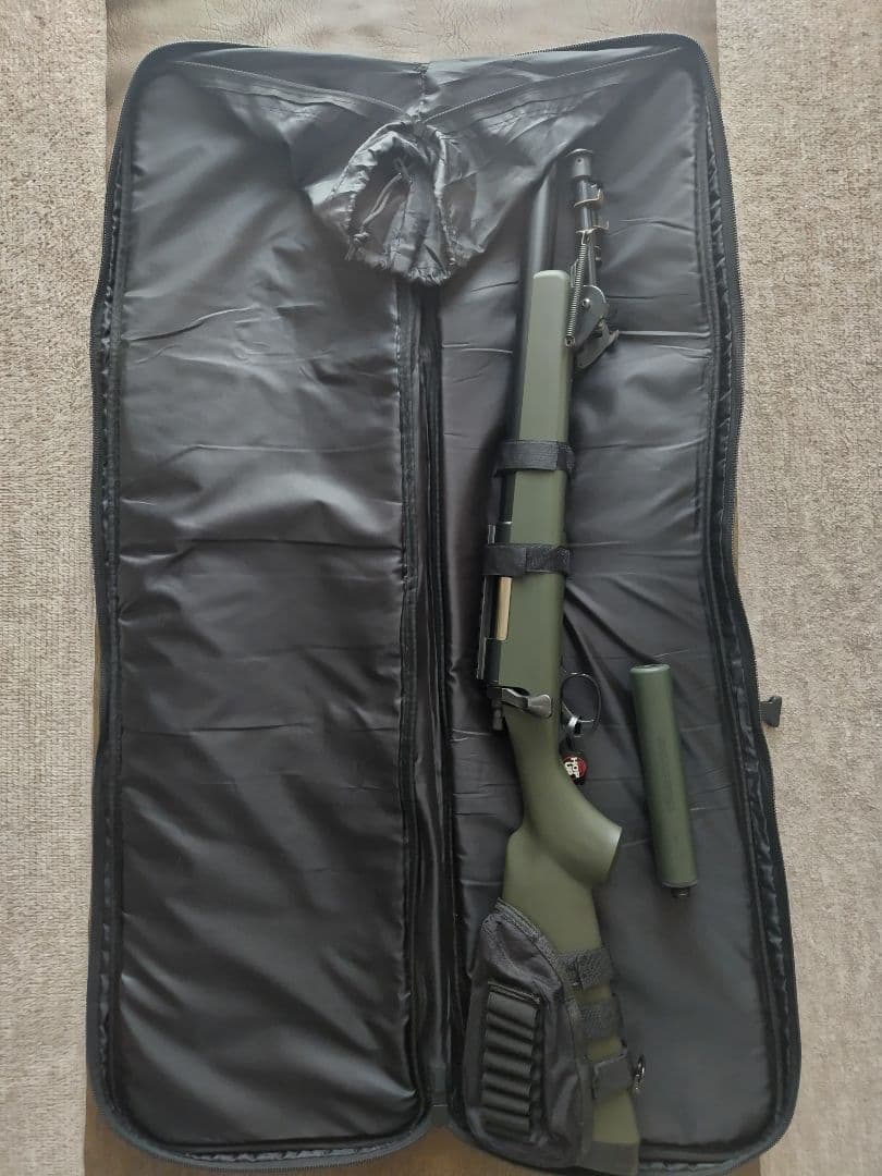 東京マルイ vsr-10 Gスペック バイポッド+チークパッド+ガンバッグ付