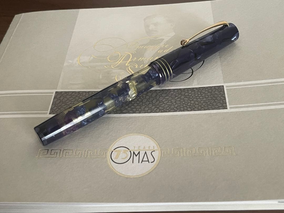 オマス ルーセンスブルー 万年筆