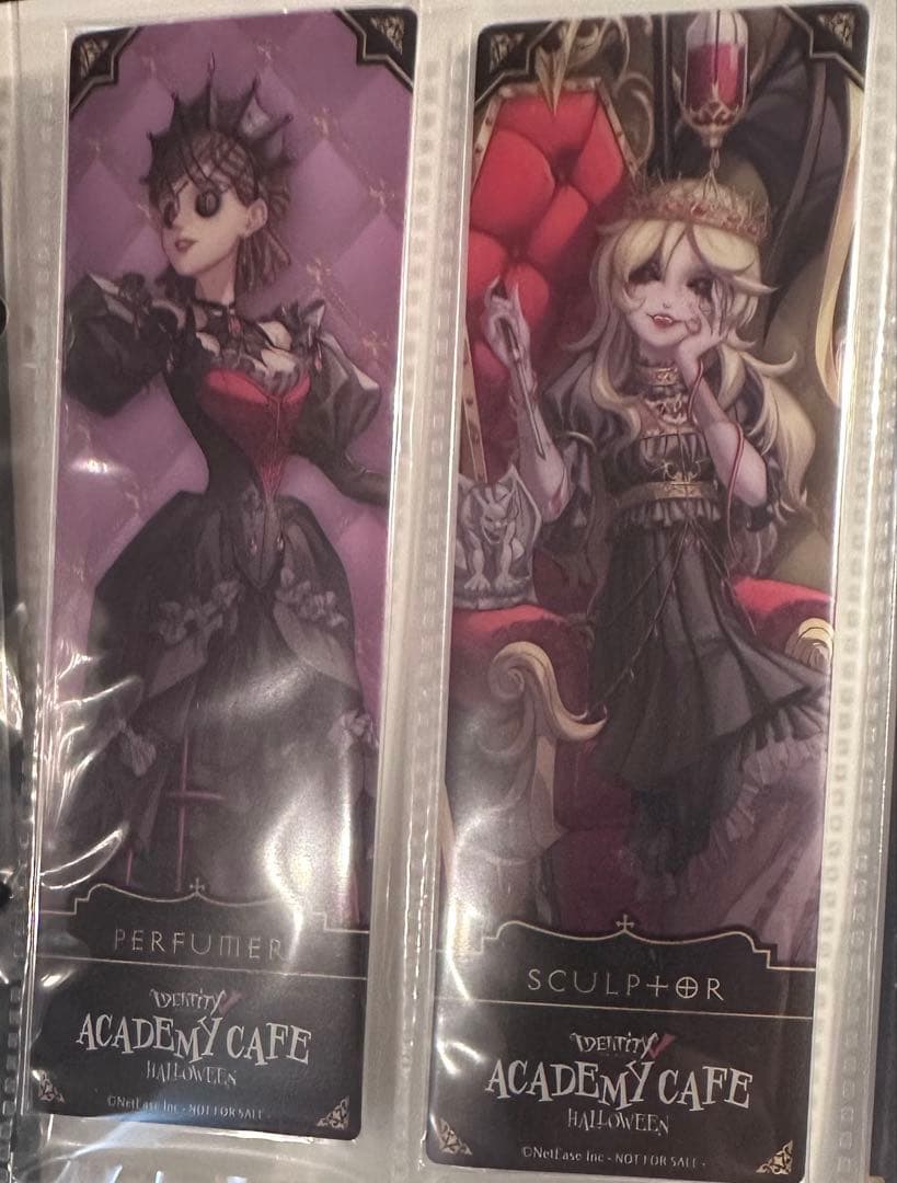 第五人格　スイパラ　ハロウィン　クリアしおりコースターコンプリートセット