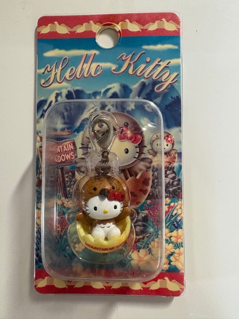 ご当地キティ ファスナーマスコット　長崎　対馬　せんば山たぬき　襟裳岬　巣鴨