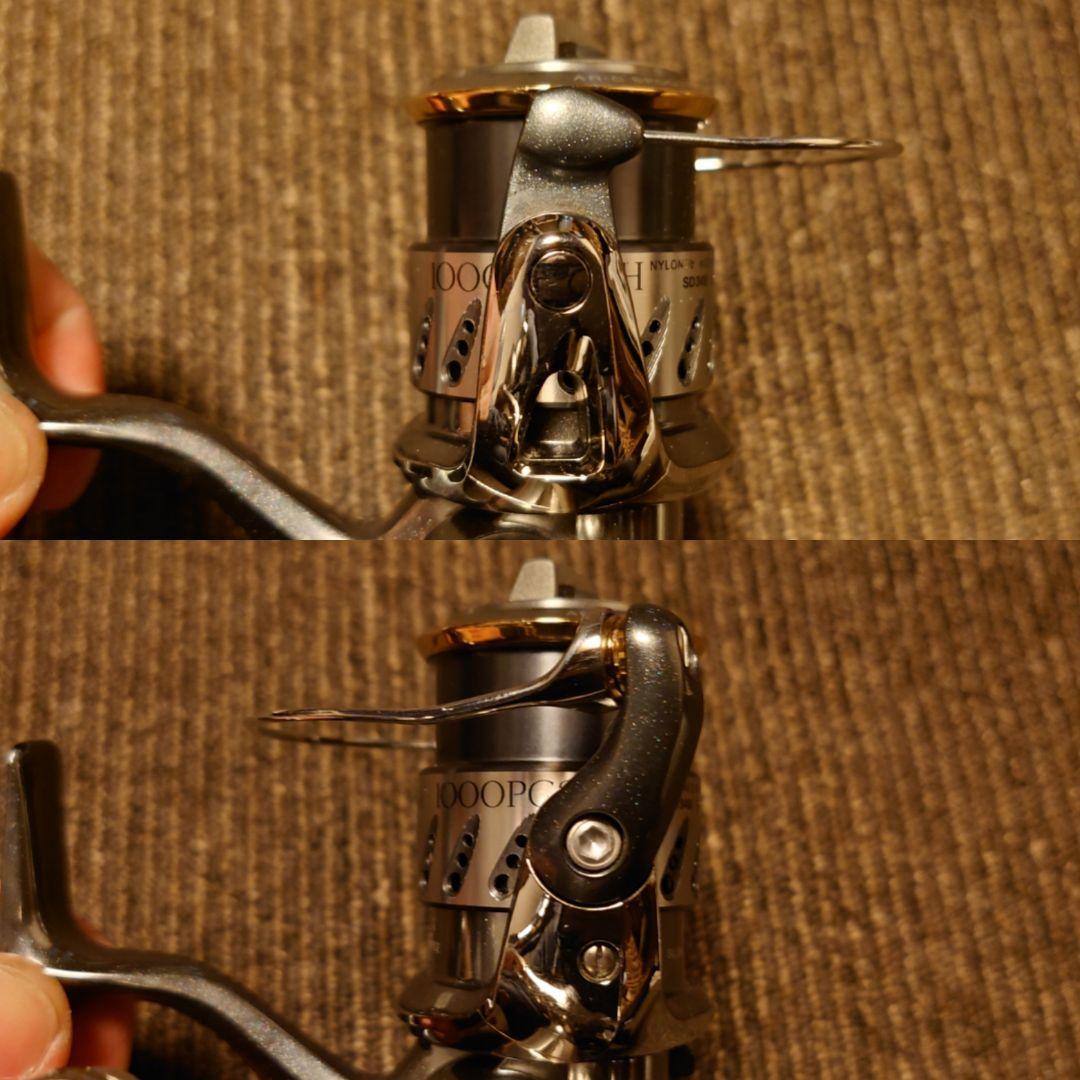 希少美品シマノ07ステラ1000PGSDHリブレ ウイング 夢屋 リールスタンド