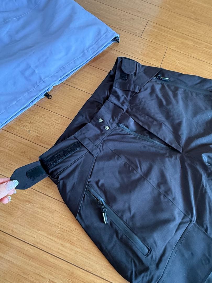 フード付きスノーボードウェアセット男女兼用