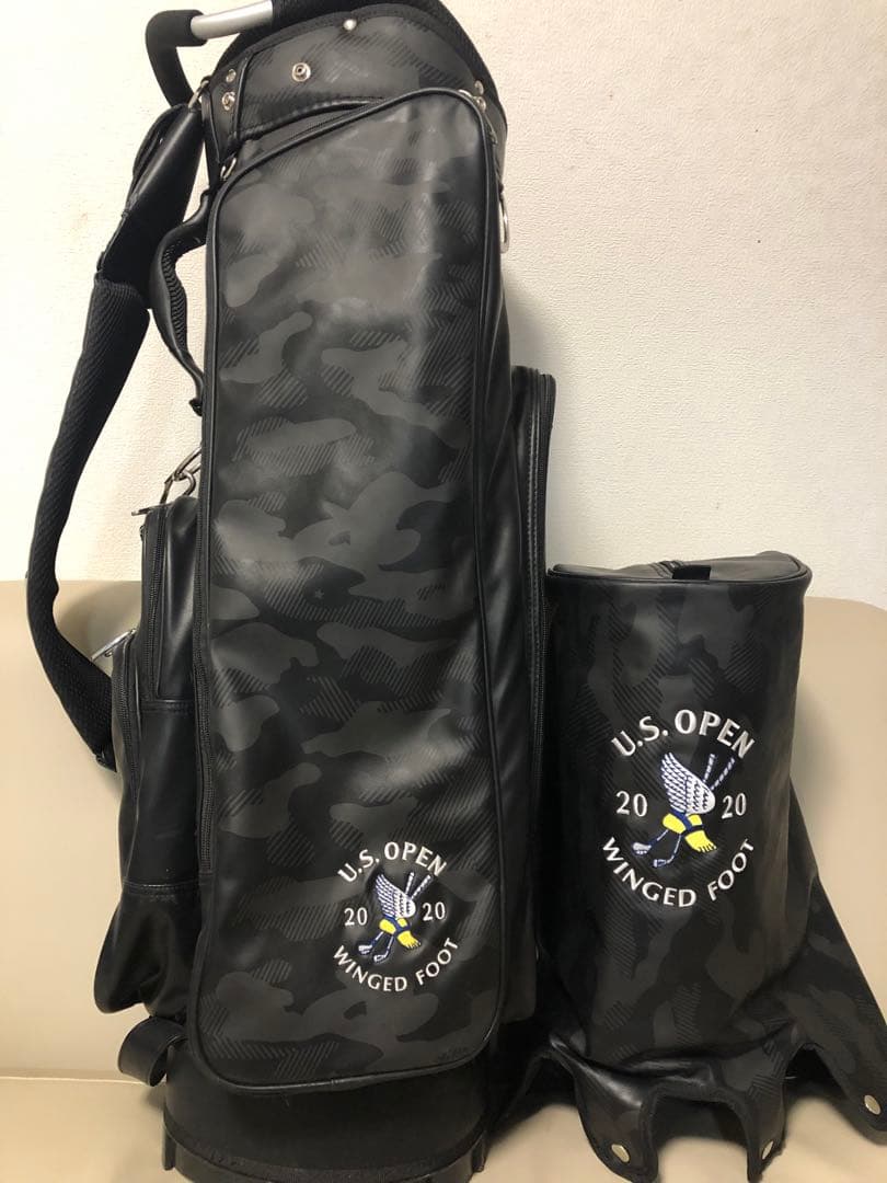【送料込み】超希少　U.S. OPEN 優勝者キャディバッグ　アルミフレーム迷彩