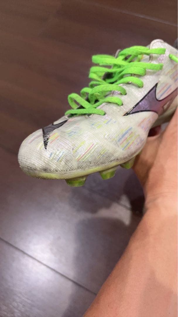 Mizuno アルファ2 エリート　スパイクシューズ ホワイト/グリーン