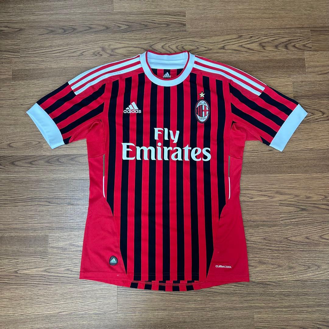【極希少×超美品】ACミラン ゲームシャツ 背番号無 11/12シーズン