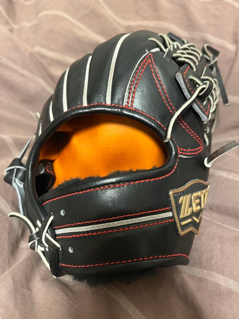 ZETT 硬式グローブ 黒