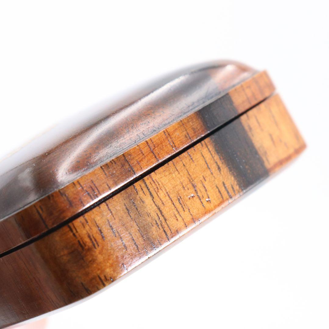 平安 浅見与し三作 乾山写松絵 香合 金蒔絵 茶道具 共箱　C897　N8