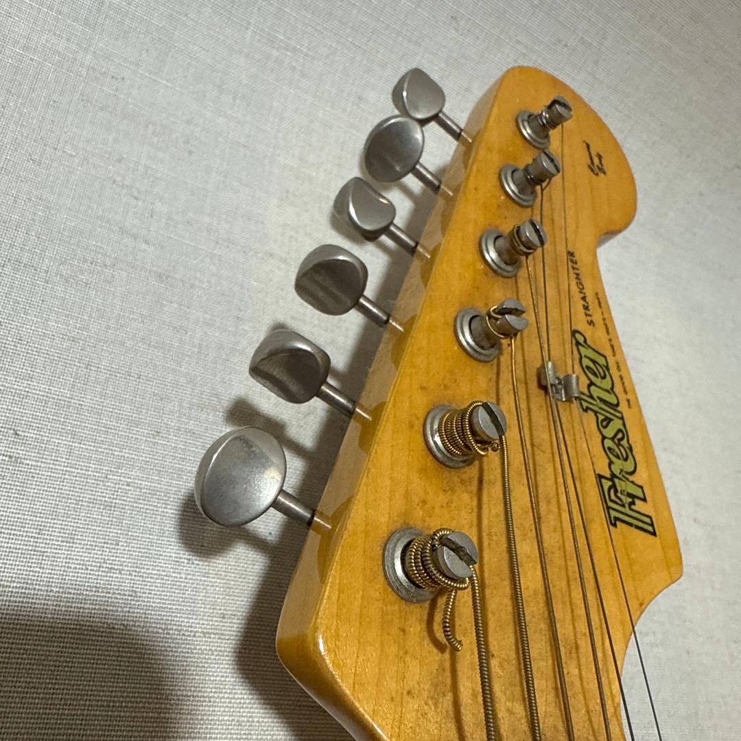 80s Fresher エレキギター 第4期ロゴ FST STRAIGHTER