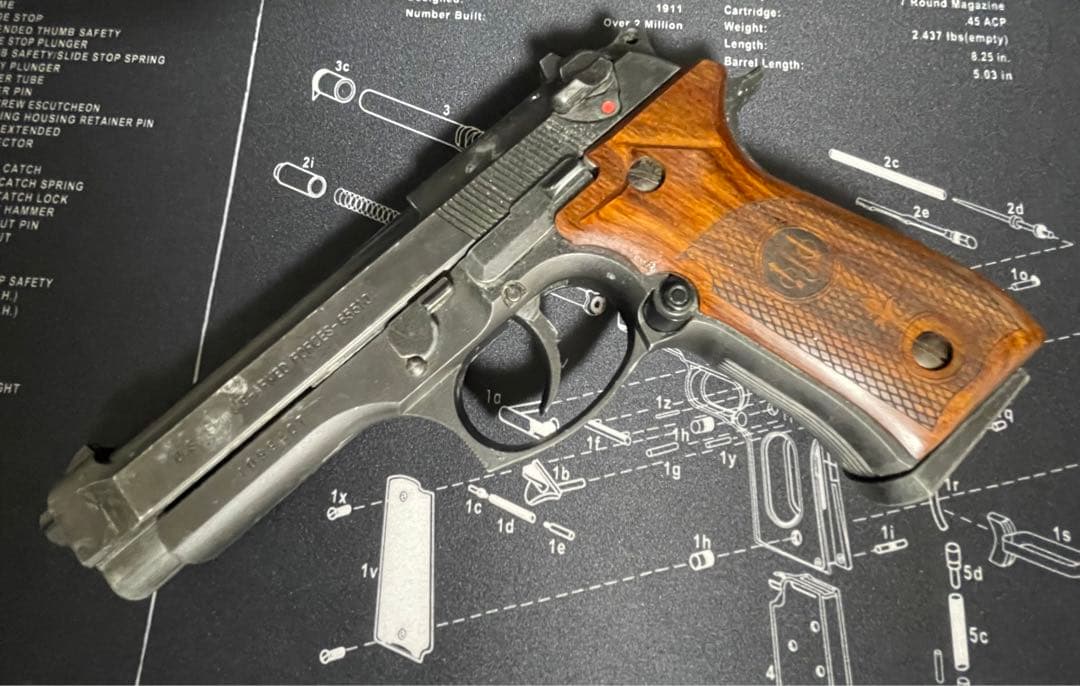 東京マルイ KSC WA MGC リアルウッド M92F エアガン