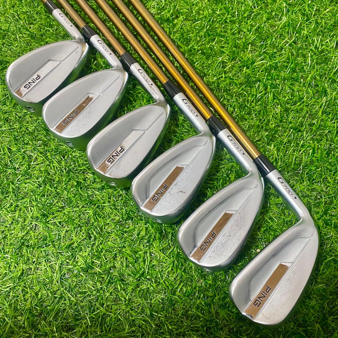 PING ピン G700 アイアンセット 6本 左 レフティS クラブ メンズ