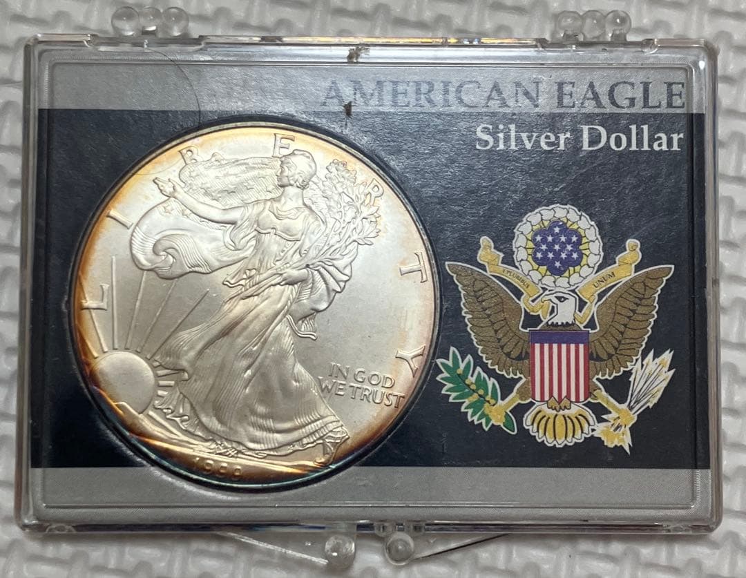 アメリカンイーグル銀貨 1ドル　1999年　トーンあり