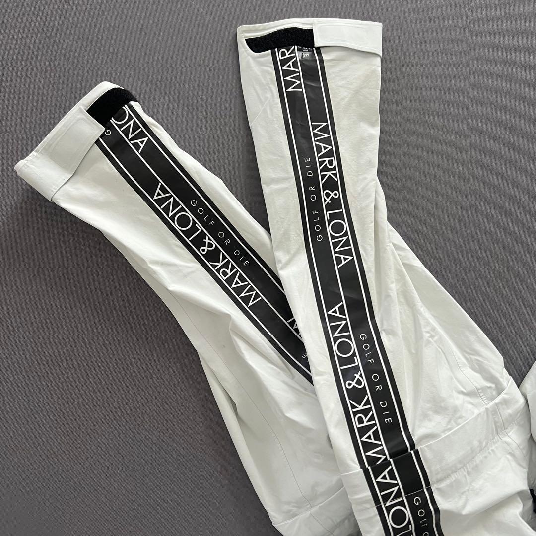 MARK&LONA マークアンドロナ　レインジャケット　メンズ　サイドロゴ　防水