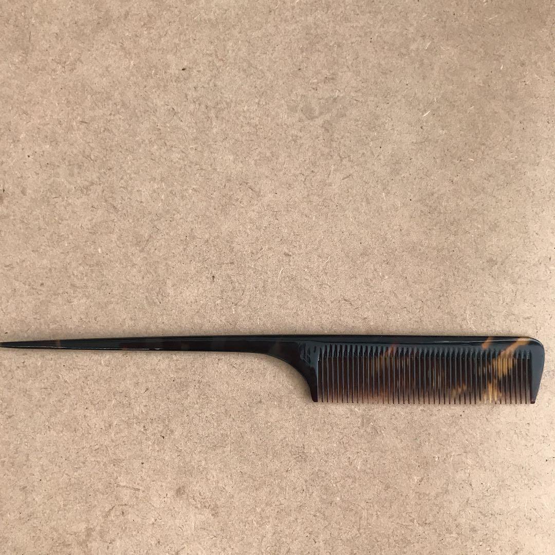 ビンテージ　　本鼈甲リングコーム　　未使用美品