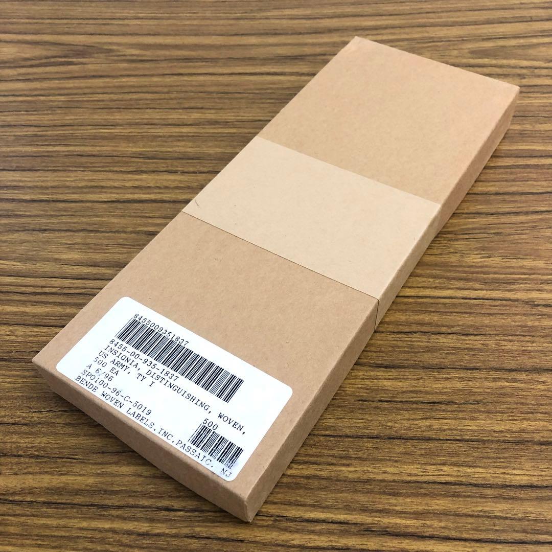 U.S.ARMY ネームタブ（新品）オリジナルBOX（500枚入り）