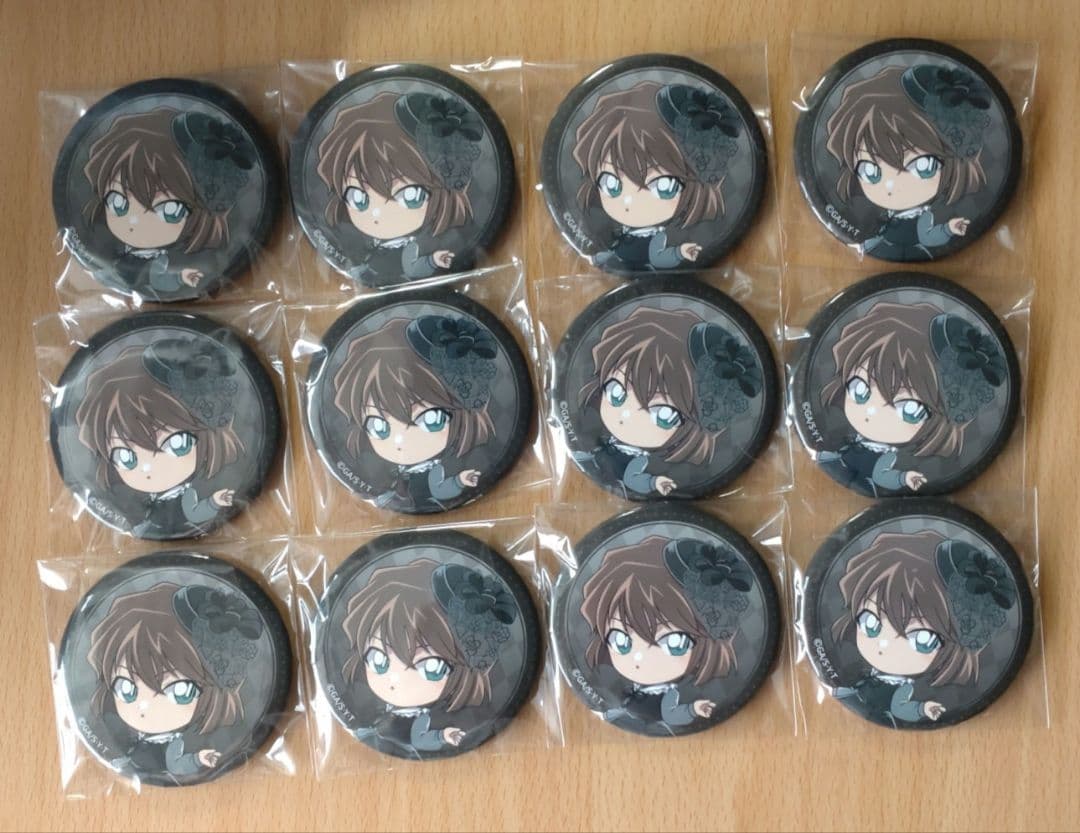 名探偵コナン 缶バッジ モノクローム ミニ 灰原哀