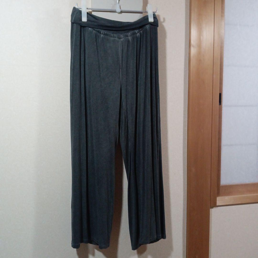 salsation ワイドパンツ　DarkGreen　L