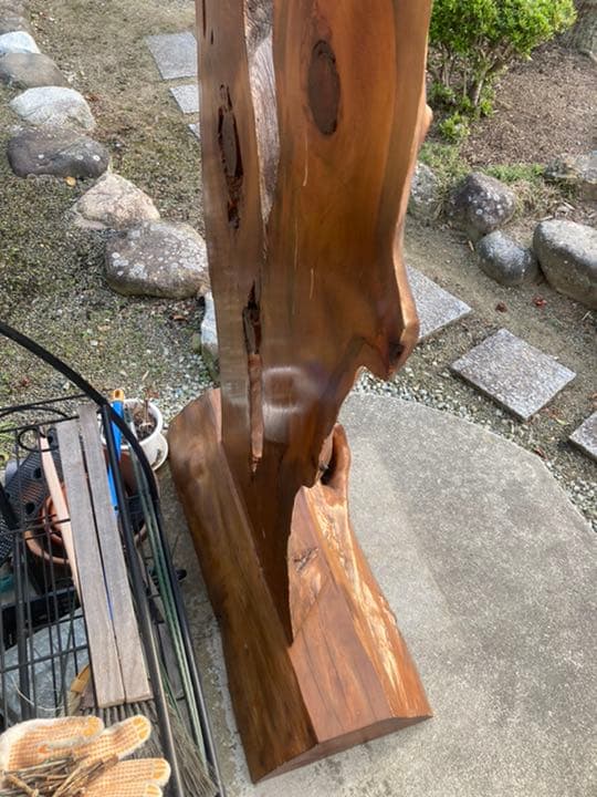 衝立　天然木　一枚板