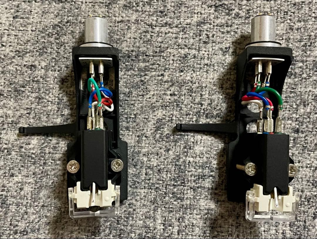 ヘッドシェル Technics カートリッジSHURE M44-7 2個セット