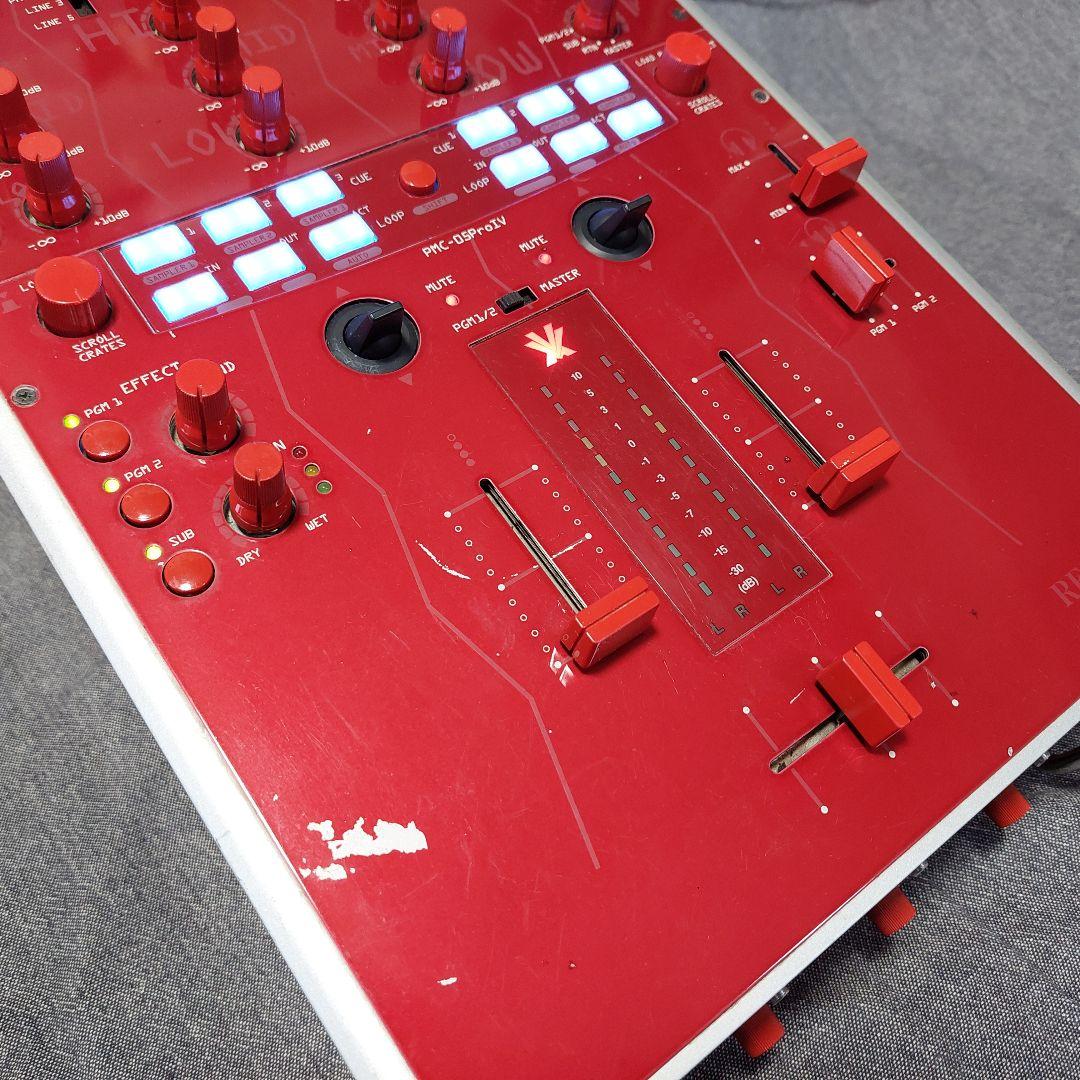 【動作確認済】Vestax PMC-05ProIV DJミキサー 赤 希少色