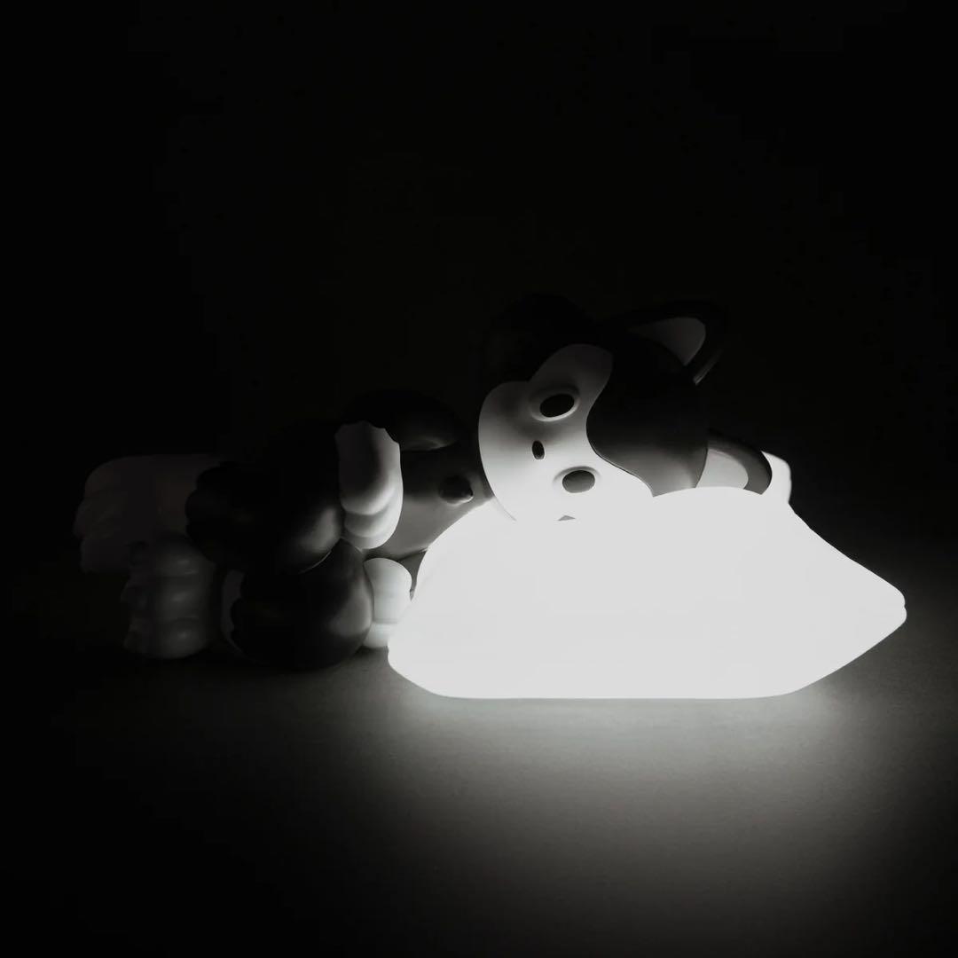 TIDE pillow イデタツヒロ　CATフィギュアランプ