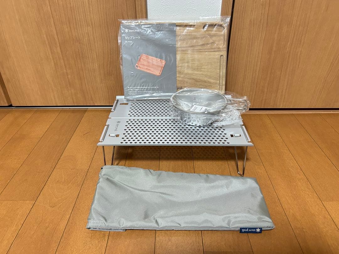 スノーピーク マイプレート＋ステンレスシェラカップ＋オゼンライトセット