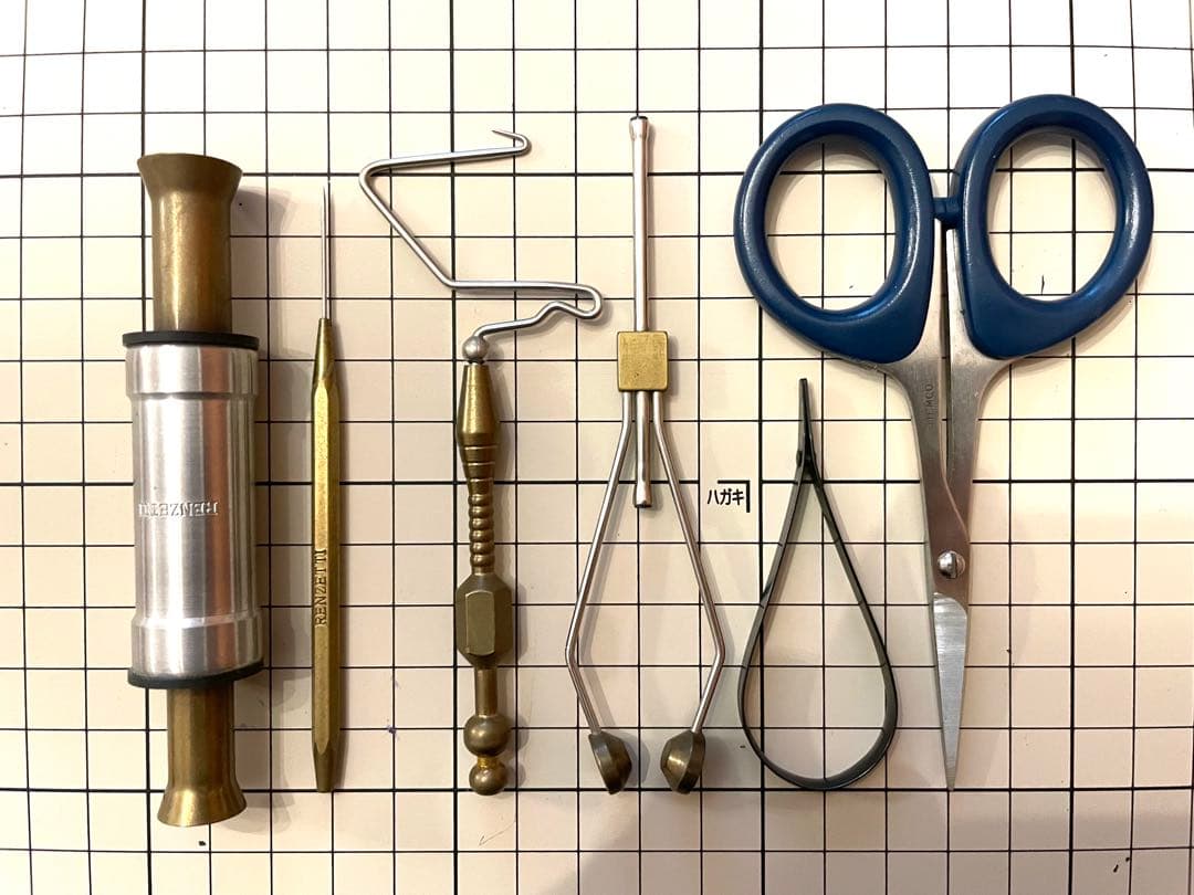 湘*y様 フライタイイング　ツールセット ヴィンテージ　タイイングツール