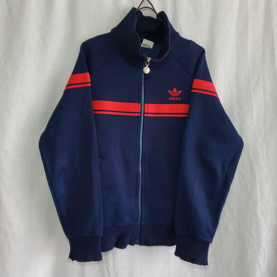 80ｓ ａｄｉｄａｓ アディダス トラックジャケット ジャージ ボーダーウェア