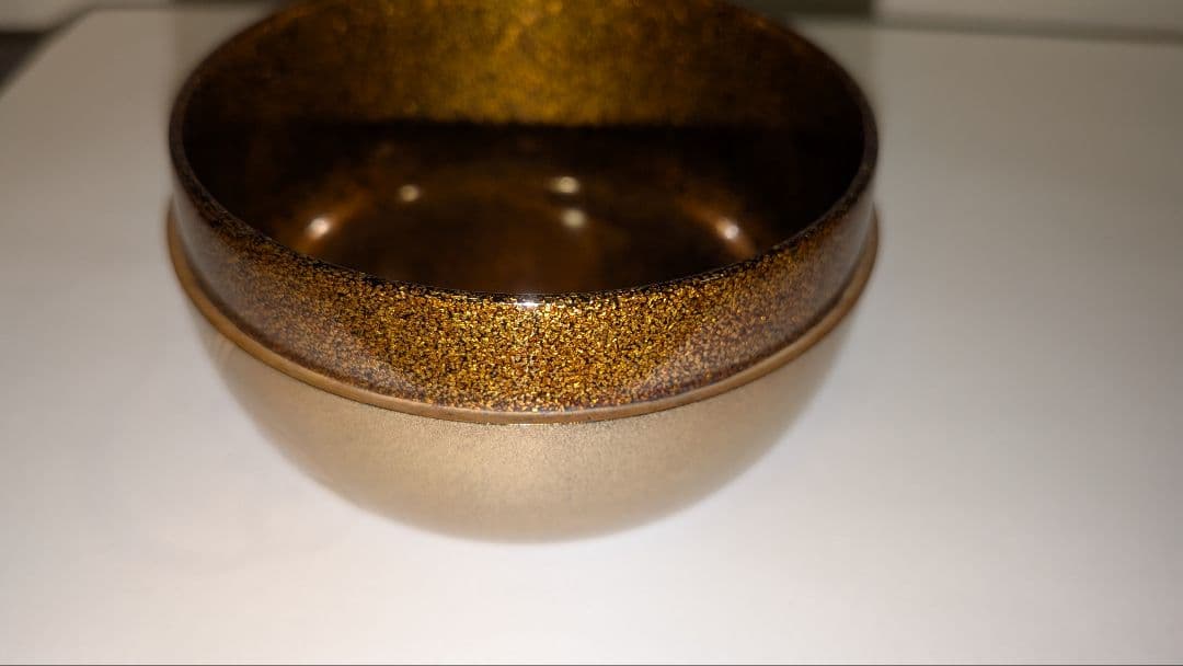 『舞楽蒔絵』平棗　小百合作　輪島塗　内金梨子地　高小百合　塗師茶道具茶器共布共箱