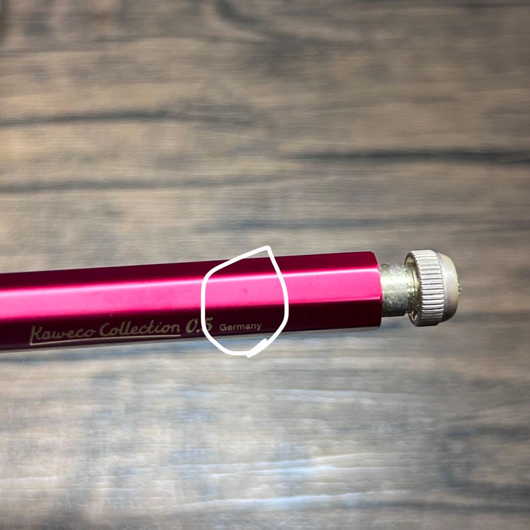 カヴェコ スペシャル コレクション レッド シャープペンシル 0.5mm