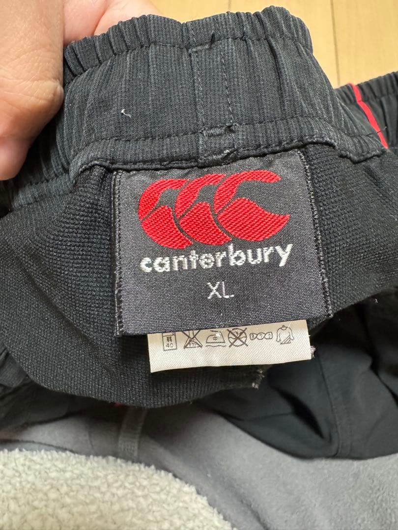 canterbury ウォームアップウェア セット 黒赤