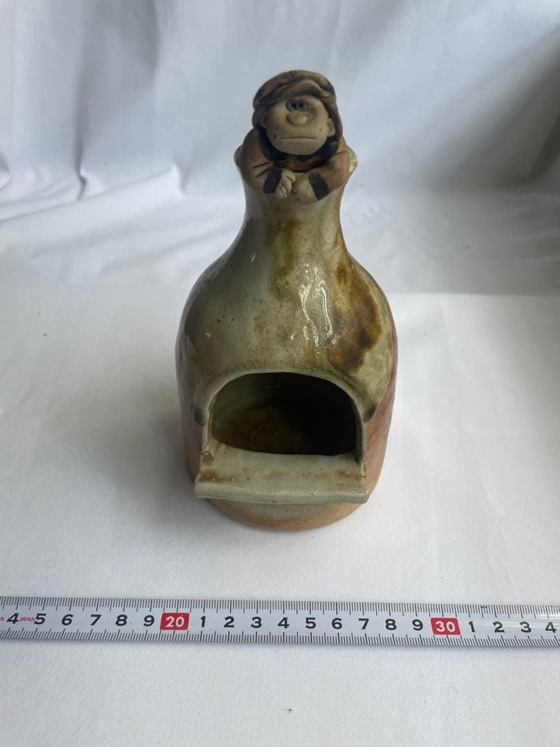 陶器の置物-人形作家?阿部和唐