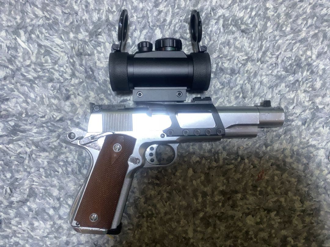 MGC メッキ　m1911 ガバメント　スコープ付き　ベレッタ　モーゼル　SAA