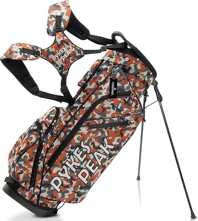 PYKES PEAK キャディバッグ ゴルフバッグ 6分割/ヤS3123