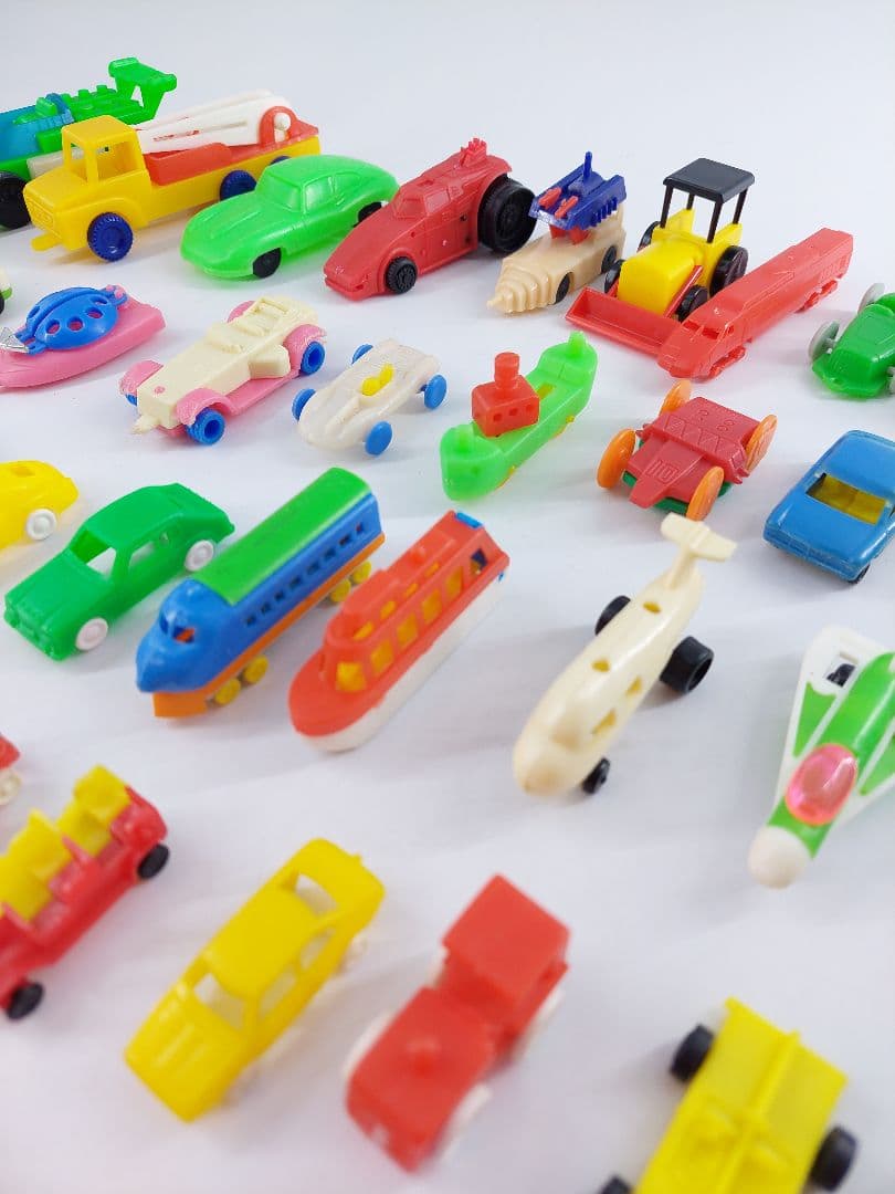 当時物 グリコ おまけ 乗り物 70個 まとめ売り 中古現状品