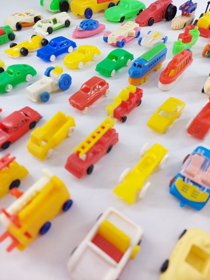 当時物 グリコ おまけ 乗り物 70個 まとめ売り 中古現状品