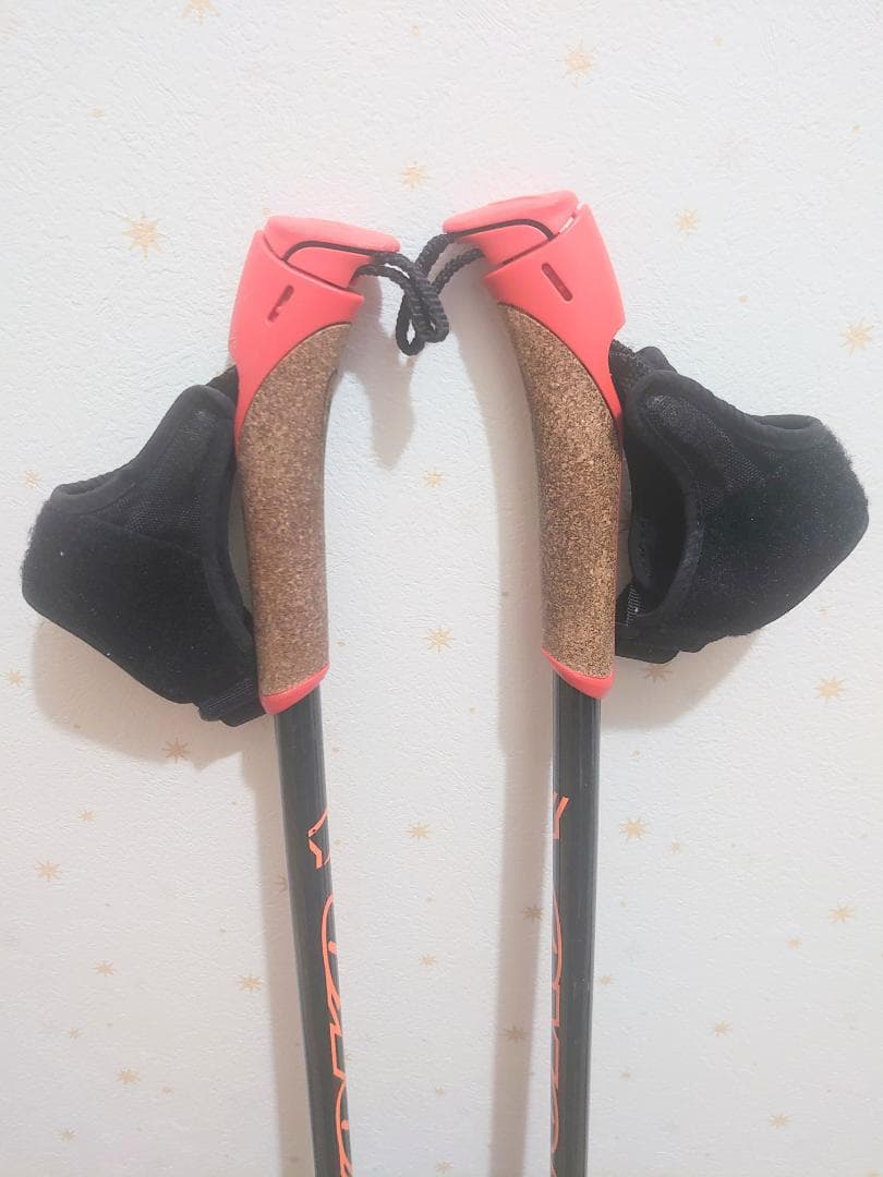 YOKO　7100　クロスカントリースキーポール135㎝　美品　100％カーボン