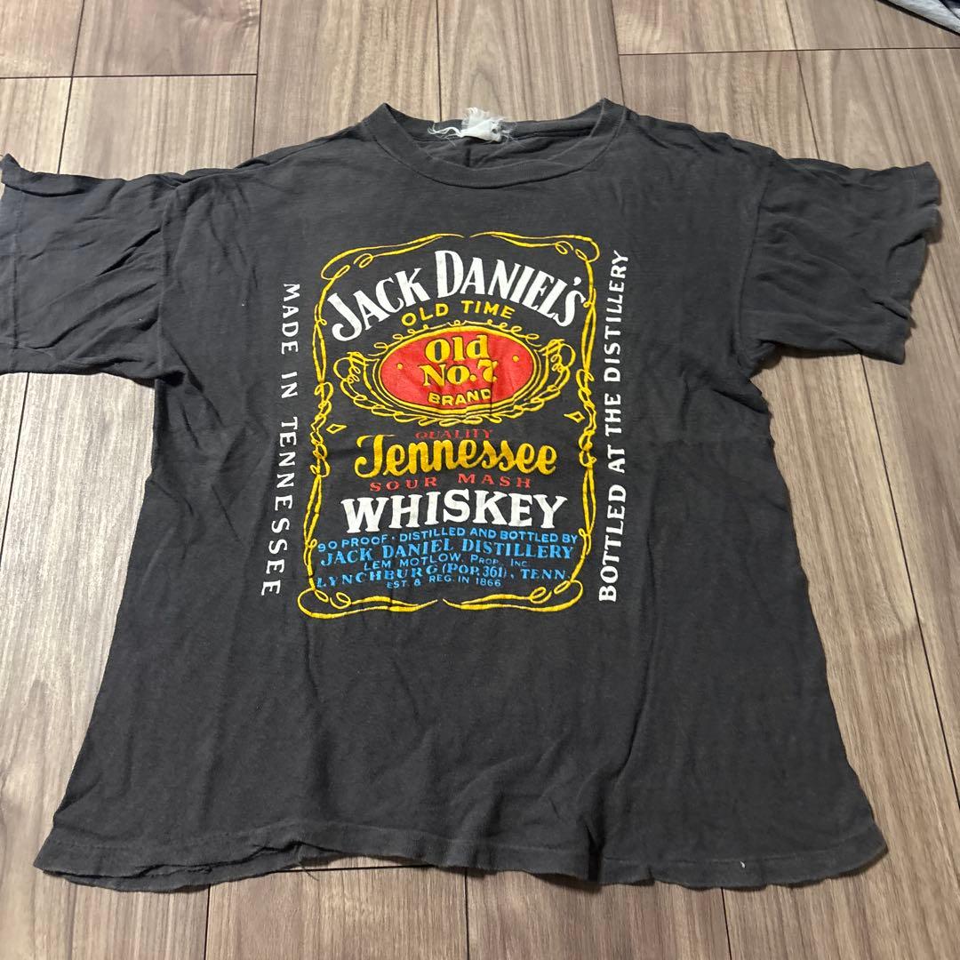80s Jack Daniel's Old No. 7 Tシャツ グレー
