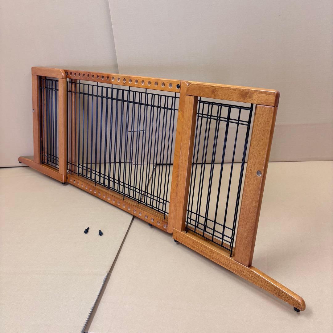 リッチェル ペット用 木製おくだけゲート ワイド