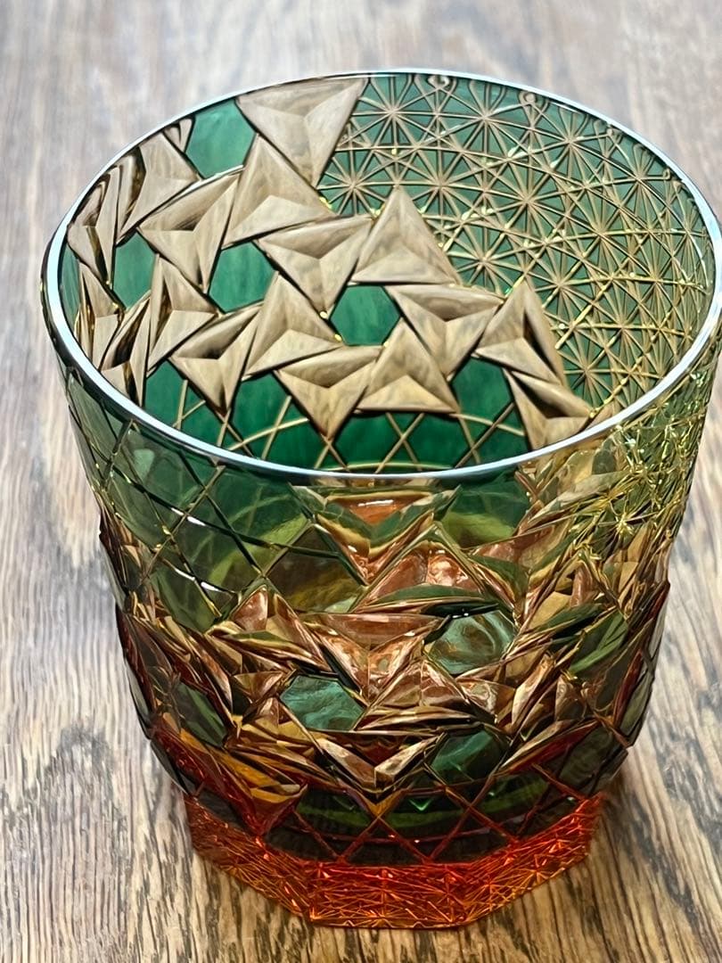 し*ん様 但野硝子 江戸切子 但野英邦 ロックグラス