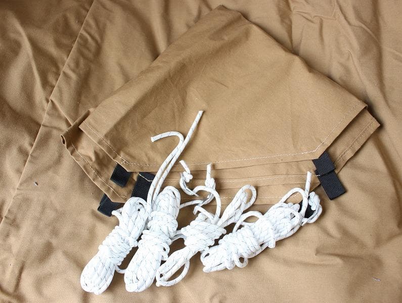 WAQ Alpha TC/FT ファミリーテント ワンポールテント 鍛造ペグ付き