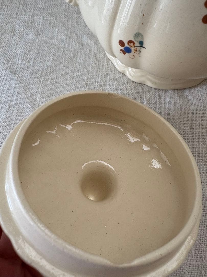 サルグミンヌ　小花柄　シュガーポット