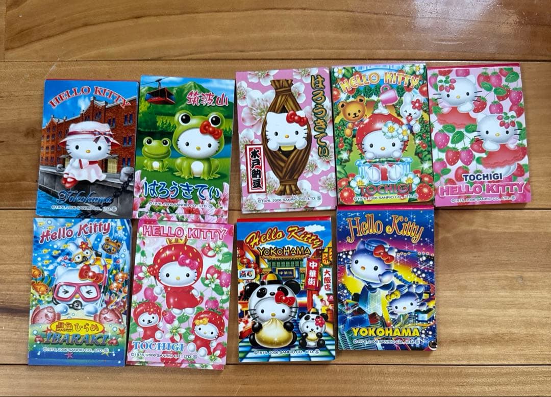 地域限定キティ、メモセット、2006年～