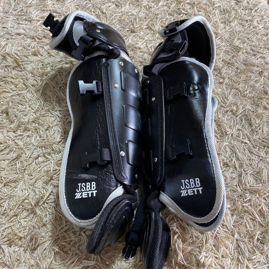 ゼット 野球 少年 軟式 キャッチャー防具 4点セット ブラック/シルバー B…