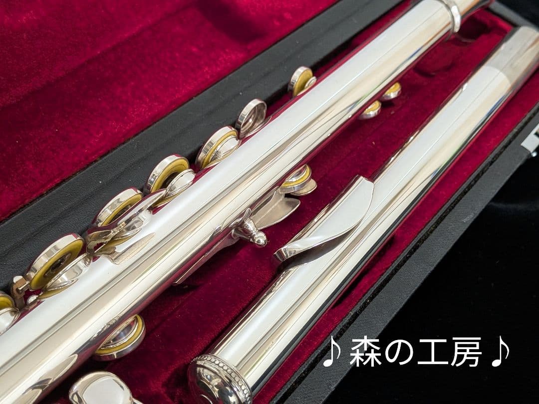 中古フルート専門店‼️部活応援‼️リップ銀製 ヤマハフルートYFL351 Eメカ