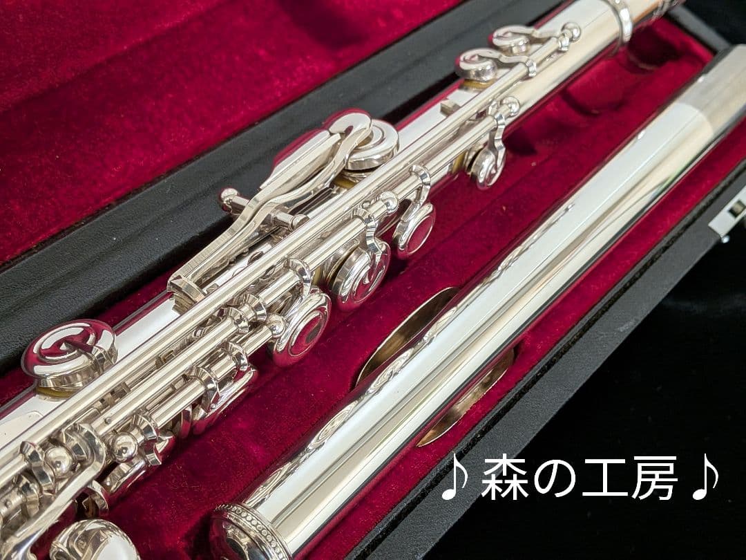 中古フルート専門店‼️部活応援‼️リップ銀製 ヤマハフルートYFL351 Eメカ