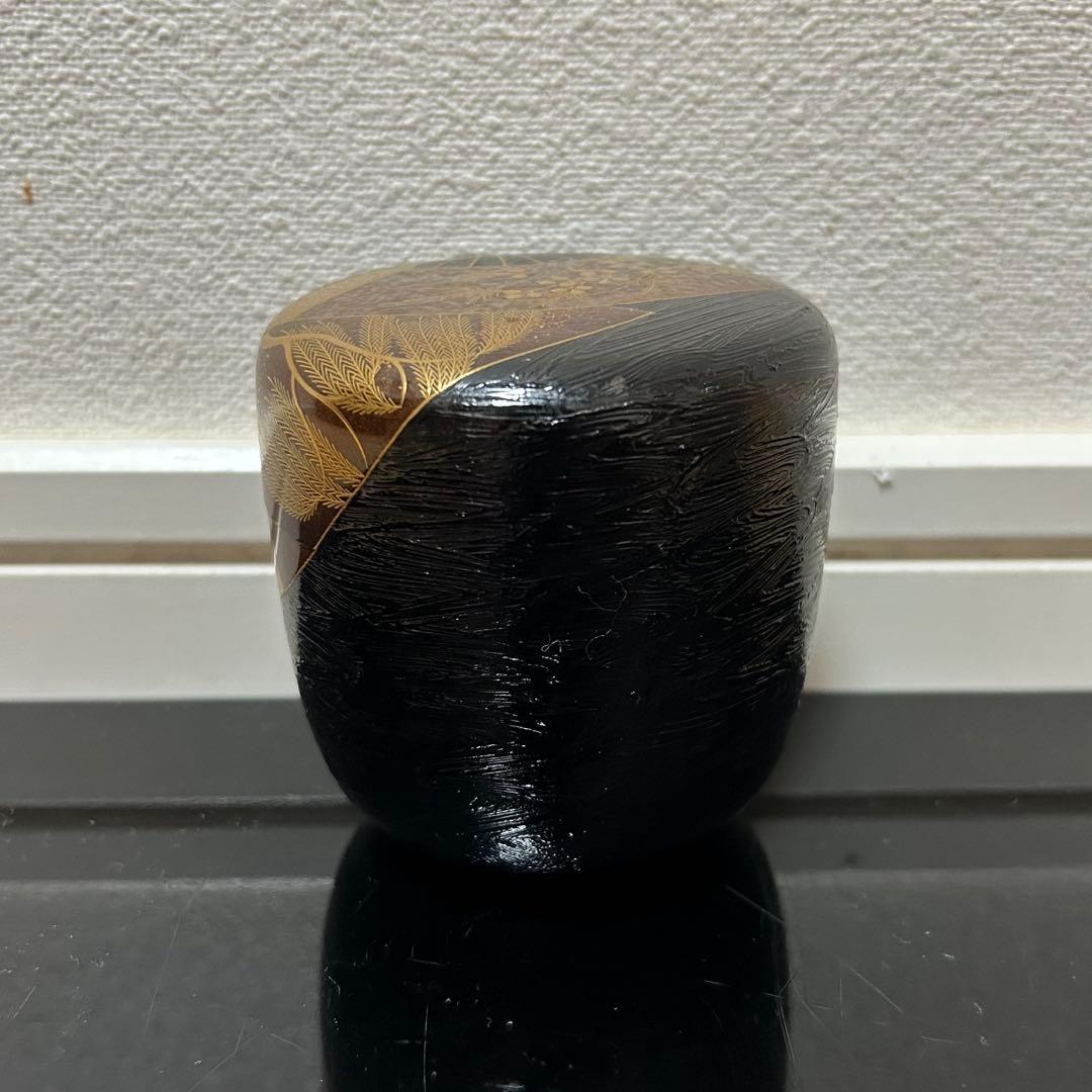 吉田華正　扇面流蒔絵大棗　茶道具懐石茶箱鵬雲斎坐忘斎淡々斎即中斎七事式水指棗茶碗