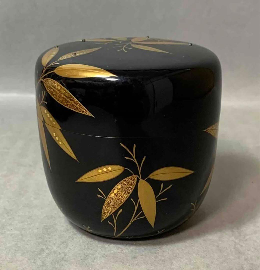 茶道具　露笹大棗　徹